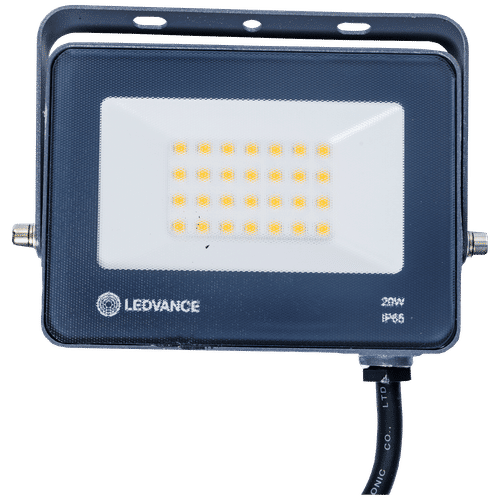 LEDVANCE ECO WARMWHITE  BLACK 20w LED FLOOD LIGHT