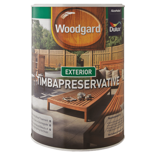 DULUX WOODGARD EXTERIOR LIGHT OAK 5Lt TIMBAPRESERVATIVE