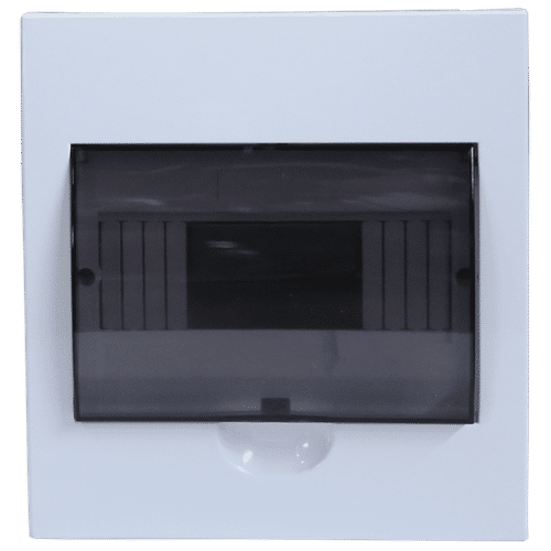 KASAN 8 WAY FLUSH PVC DISTRIBUTION BOARD COMPLETE WITH DOOR