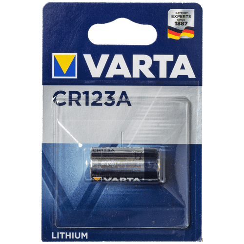 VARTA CR123A 1 PACK LITHIUM BATTERY