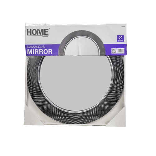 HOMEQUIP DAMASCUS ANTIQUE SILVER MIRROR 