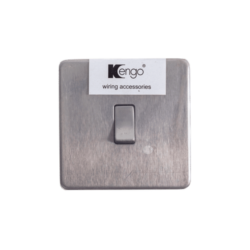 KENGO STAINLESS STEEL 1 GANG 2 WAY SWITCH