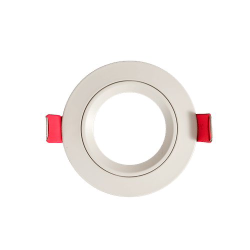 SYNERJI WHITE ALUMINIUM 60mm FIXED DOWNLIGHTER