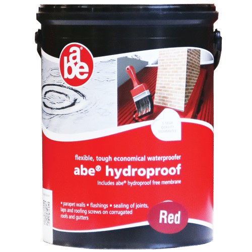 ABE RED 5Lt HYDROPROOF + 200mmx10m MEMBRANE