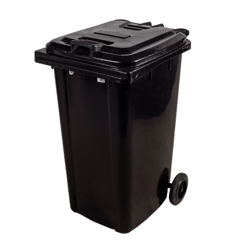 BLACK 240Lt WHEELIE BIN 