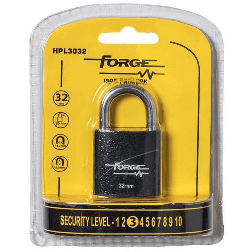 FORGE HPL3032 IRON 32mm PADLOCK