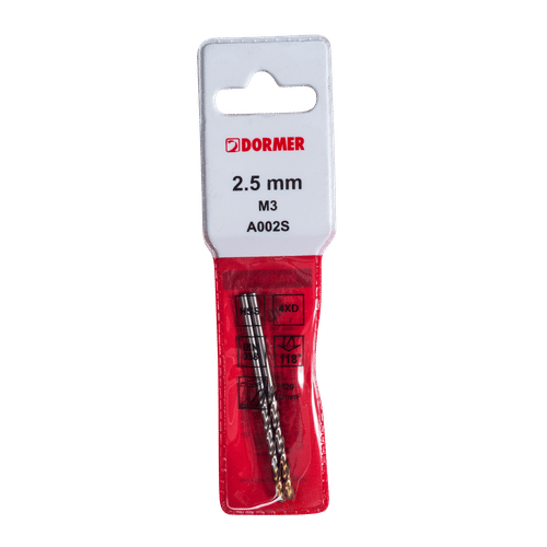 DORMER 2.5mm HSS DRILL BIT