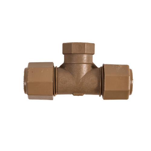 UNITWIST PUSH FIT CxFxC 15mm FEMALE CENTER TEE