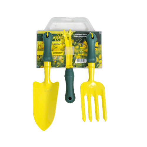 LASHER 3pc POLYHANDLE GARDEN TOOLS