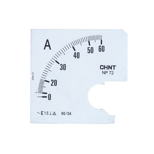 CHINT 60/5a AMMETER SCALE PLATE FOR NP72