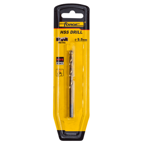 FORGE TITANIUM 5.5mm HSS DRILL BIT