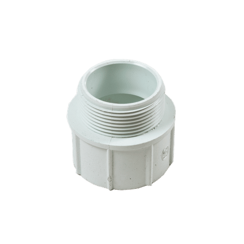 MARLEY PVC WASTE BSP 50mm x 1½" MALE ADAPTOR