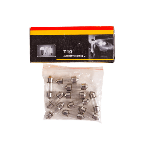 SHORT FAT 250a 10w AMBER FESTON BULB 