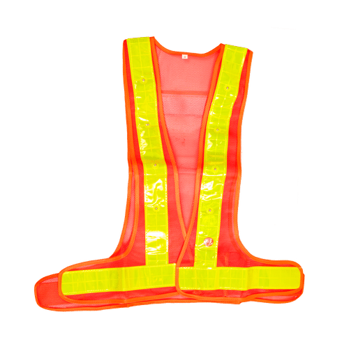 LARGE SIZE AVIATION SAFETY VEST (NO BATTERIES)