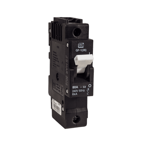 HEINEMANN 80a SINGLE POLE MCB