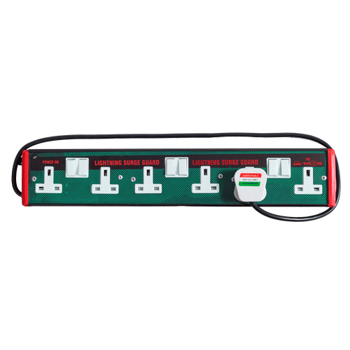 MUKONITRONICS 6WAY 13a EXTENSION SURGE