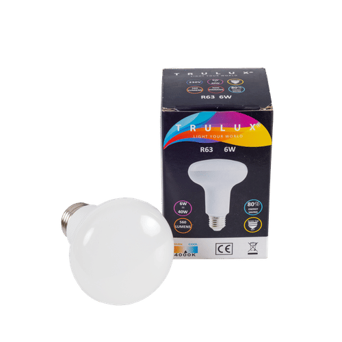TRULUX E27 R63 4000K 6w LED LAMP