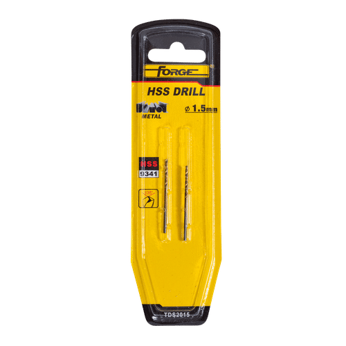 FORGE TITANIUM 1.5mm HSS DRILL BIT