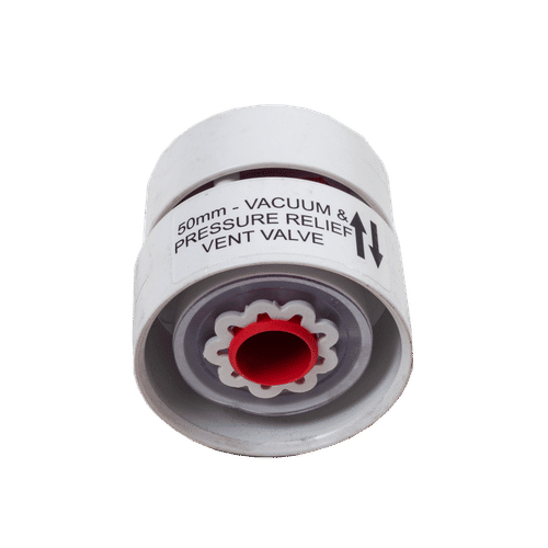 SOLVENT WELD 50mm 2WAY WASTE VENT VALVE