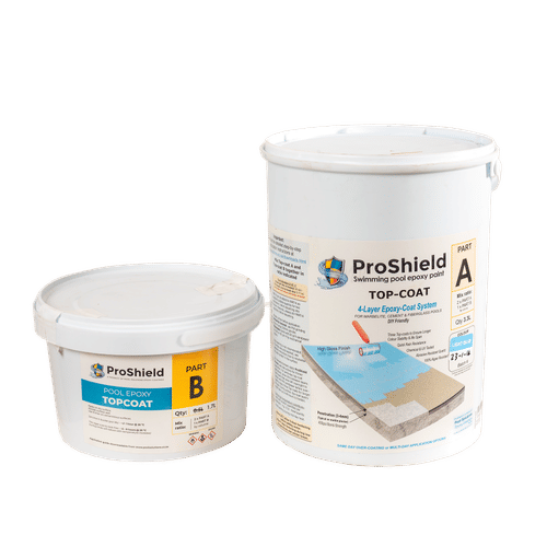 PROSHIELD EPOXY TOP COAT LIGHT BLUE 5Lt SWIMMING POOL PAINT