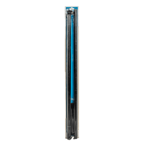 LARGE BLACK 1050-2400mm SHOWER CURTAIN ROD 