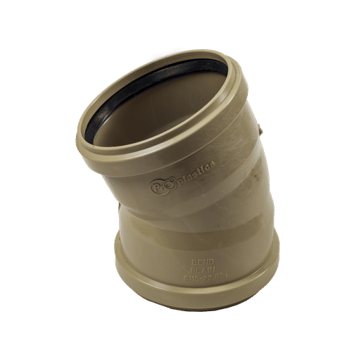 RUBBER RING  110mm 22.5deg UNDERGROUND   PLAIN BEND