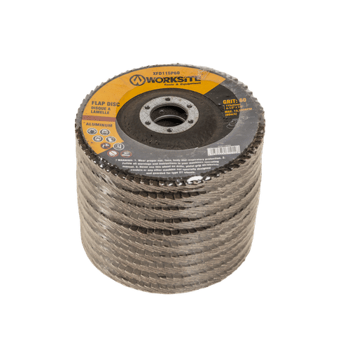 WORKSITE GRIT 60 ALUMINIUM 115x22mm FLAP DISC