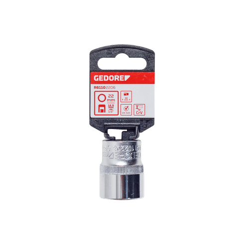 GEDORE RED ½" DRIVE 22mm BI-HEX SOCKET