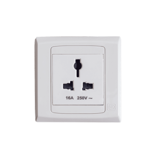 MK 1 GANG FLUSH 16a INTERNATIONAL SWITCH SOCKET OUTLET