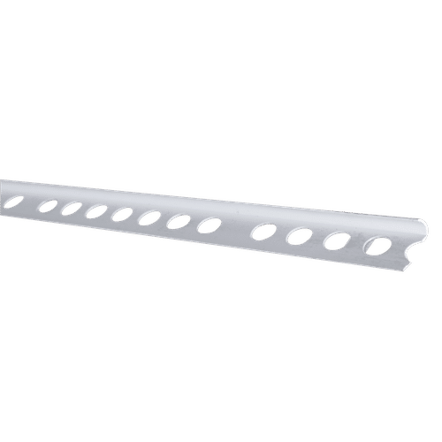 PLASTIC ROUND WHITE 10mm x 2.4m TILE EDGE STRIP