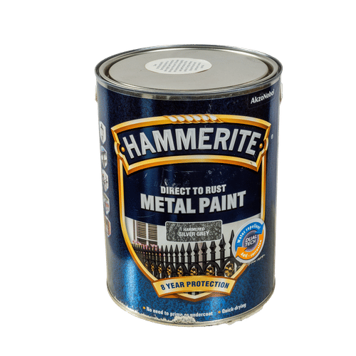 DULUX HAMMERITE HS SILVER GREY 5Lt PAINT
