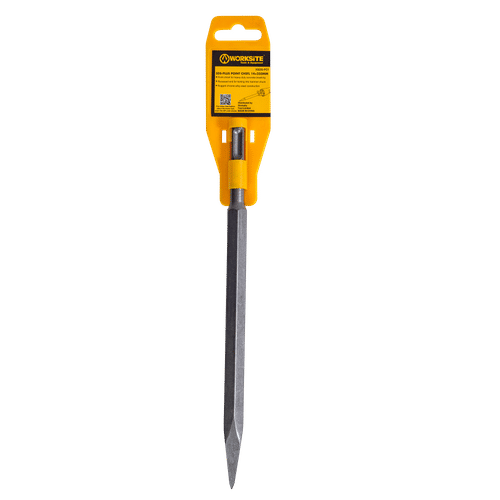 WORKSITE SDS PLUS HEX 14x250mm POINT CHISEL