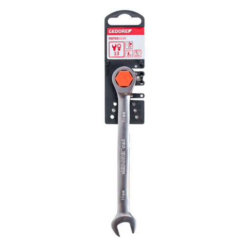 GEDORE RED METRIC 13mm COMBINATION RACHET SPANNER