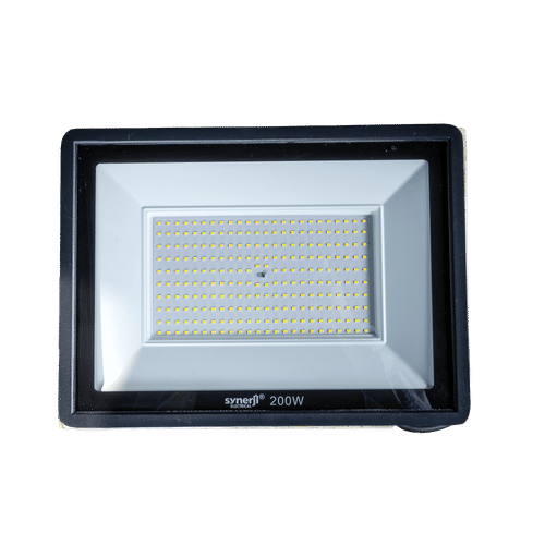 SYNERJI DAYLIGHT 6500k BLACK 200w LED FLOOD LIGHT