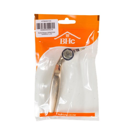 BHC SOLID BRASS LEFT WINDOW HANDLE 