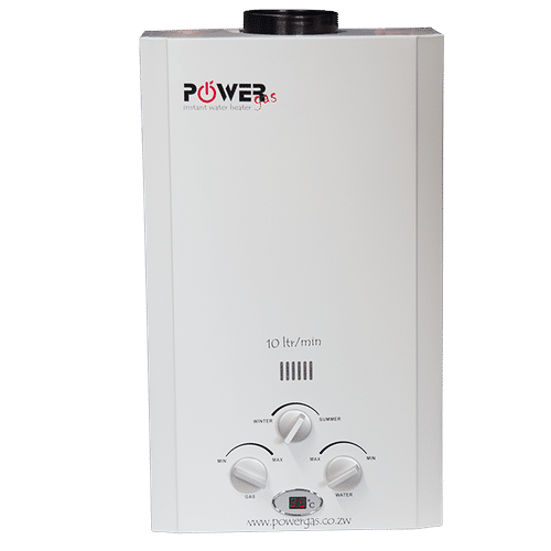 POWER GAS 10Lt per min INSTANT GAS GEYSER 