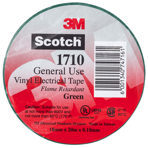 3M SCOTCH GREEN 18mmx20m INSULATION TAPE