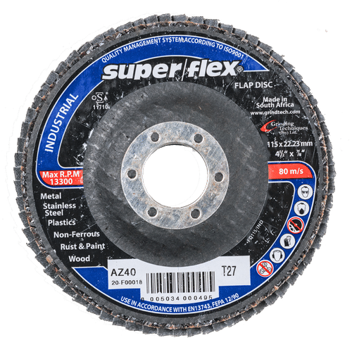 SUPERFLEX P40 115mm FLAP DISC