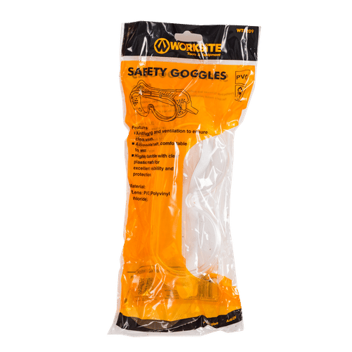 WORKSITE CLEAR SAFETY GOGGLES