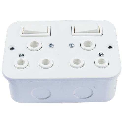 CRABTREE INDUSTRIAL TWIN 4x2 15Amp SOCKET OUTLET