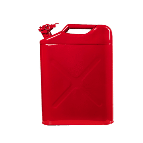 RED 20Lt METAL JERRY CAN 