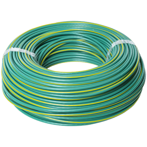 GREEN/YELLOW 10.0mm CABLE HOUSE WIRE