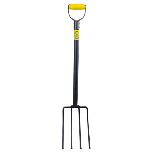 LASHER WELDED HEAD STEEL SHAFT 4 PRONG GARDEN FORK