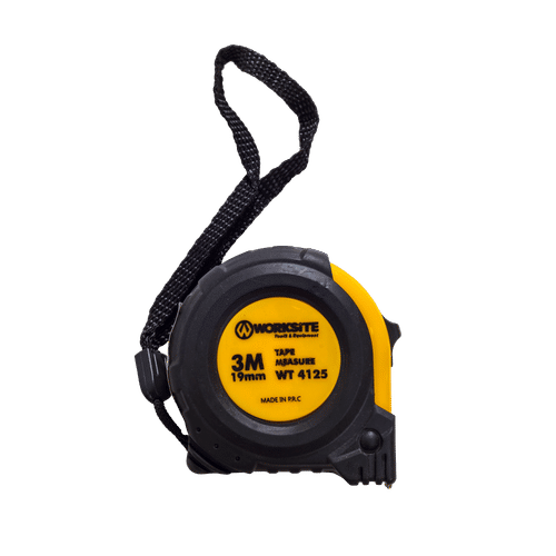 WORKSITE COMFORT GRIP 3m TAPE MEASURE