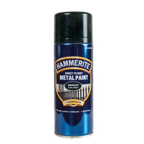 DULUX HAMMERITE AERO SMOOTH DARK GREEN 400ml METAL PAINT