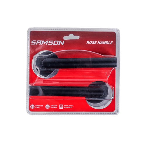 SAMSON ROSE MATT BLACK DH006 DOOR HANDLE