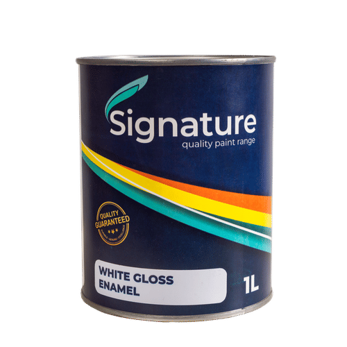 SIGNATURE GLOSS ENAMEL WHITE 1Lt PAINT