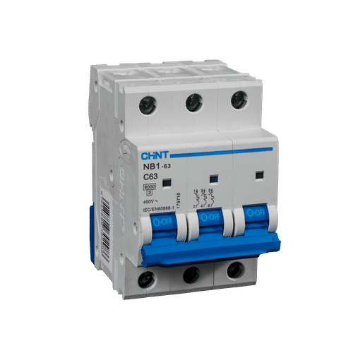 CHINT NB1-63 3 POLE 6kA 63a MCB
