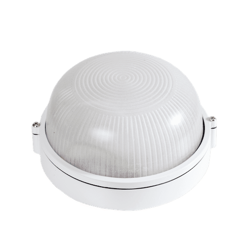 RADIANT ES WHITE 60w ROUND BULKHEAD FITTING