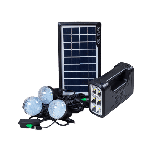 GDLITE 3 LAMP SOLAR LIGHTING KIT